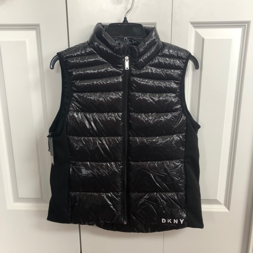 DKNY SHINY PUFFER VEST